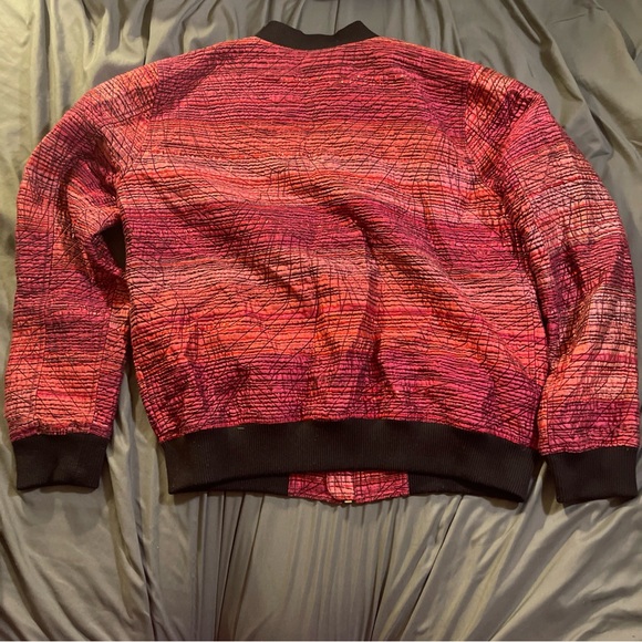 Philip Ayler Red Bomber Jacket - Picture 2 of 6